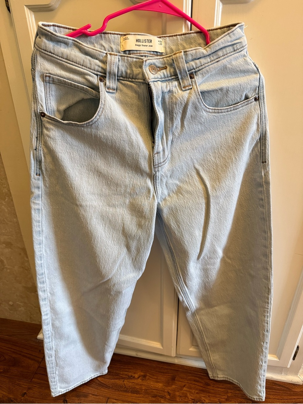 Hollister Light Blue Relaxed Fit Men's Jeans